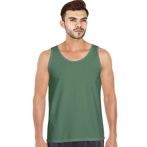 Respirant 2023 vêtements de fitness de haute qualité Logo personnalisé sans manches Polyester tissu hommes débardeur - Product Image 5