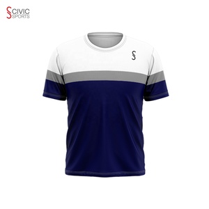 Venta al por mayor personalizado 100% poliéster hombres camisetas 3D impresión digital de talla grande transpirable-sublimación camisetas - Product Image 3