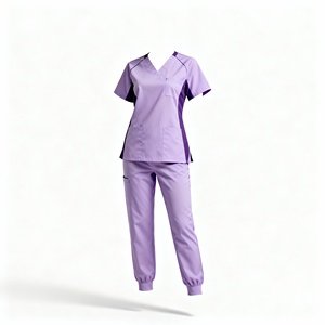La mejor venta al por mayor de enfermería, conjuntos de uniformes médicos de Spandex, conjuntos de uniformes médicos disponibles a precio barato - Product Image 1