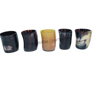 Authentique Marchandise Viking Véritable Corne de Vache Coupe Polie Animal Boeuf Corne à Boire Agate Décoration Nautique Grand Cadeau - Product Image 3