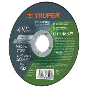 トゥルーパー ABT-754 4-1/<span class=keywords><strong>2</strong></span>インチ 酸化アルミニウム製石材切断砥石（アングルグラインダー用）、直径115mm、厚さ<span class=keywords><strong>3</strong></span>.2mm、中国製 - Product Image 3