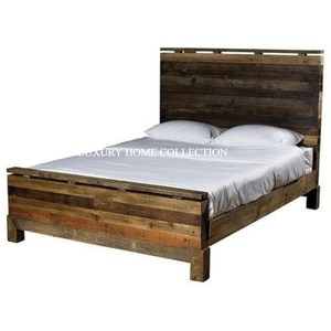 Pieds en acier inoxydable poli miroir avec plateau en bois Grande table à manger classique pour la maison Meubles de forme personnalisée Table basse - Product Image 4