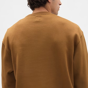 Sweat-shirt pour homme, design uni, col rond et épaules tombantes, couture de haute qualité pour les acheteurs en gros avec logo personnalisé 2026 - Product Image 5