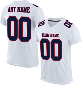 Camisetas de Fútbol Americano Personalizadas OEM 2026 de Secado Rápido, Transpirables, que Absorben la Humedad, Tela 100% Poliéster, Impresión por Transferencia de Calor - Product Image 4