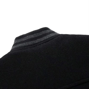 Best-seller Blouson universitaire d'hiver polaire style cool personnalisé Blouson baseball Blousons universitaire en cuir pour hommes - Product Image 3