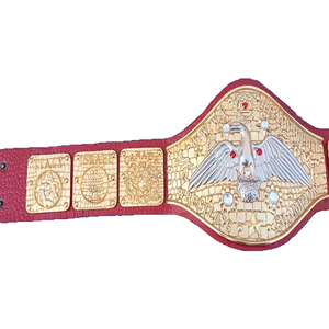 Wholesale West Virginia Mountaineers WWE Legacy Title Belt Art Martial Zinc Plaques Boxe MMA Leather Championship Belts Ronpex - Product Image 1