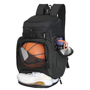2025 sac à dos de sport avec balle et compartiment à chaussures sac de sport pour basket-ball bouteille d'eau et stockage des genoux sac de sport de Fitness - Product Image 5