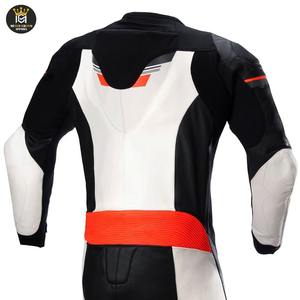 Combinaisons de moto en cuir entièrement personnalisées Combinaison de moto en cuir de vachette Combinaison de course sur mesure - Product Image 3