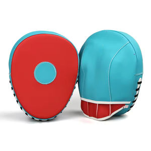 2024 venta al por mayor almohadillas de perforación de entrenamiento profesional almohadillas de enfoque de cuero para Kickboxing logotipo personalizado artes marciales guantes de boxeo - Product Image 1