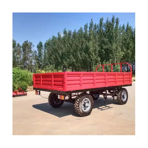 Remolque de jardín resistente al óxido para remolques agrícolas de transporte de plantas - Product Image 4