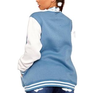 2025 personnalisé à manches longues femmes université veste dames recadrée Baseball uniforme université veste pour hiver femmes université vestes - Product Image 2