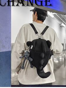 Sac à dos tendance grande capacité motif requin, idéal pour l'école, les étudiants (collège, lycée, université), hommes et femmes, pour le quotidien et le cyclisme - Product Image 2