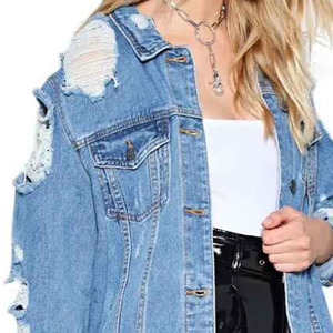 Chaquetas Vaqueras Largas de Mezclilla para Mujer, Talla Grande, Venta Directa de Fábrica, Alta Calidad, Personalizadas, 2024 - Product Image 6