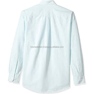 Clothes Custom Print Embroidered <b>Button</b> Down Collar Solid <b>White</b> Blank Cotton Stock Bulk Clothes Mix Clothes Bale Dress Shirt Men - Product Image 6