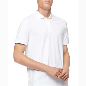 Polos en coton à manches courtes personnalisables Polo en mélange de polyester respirant grande taille pour hommes au tarif de gros respirant - Product Image 1