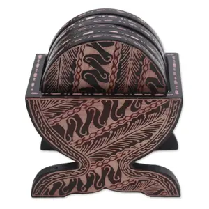 Elegante Posavasos Redondo de Madera Hecho a Mano, Moderno y Elegante, 300 mm de Diámetro, Calidad Premium para Decoración de Mesa de Boda al Mejor Precio - Product Image 1