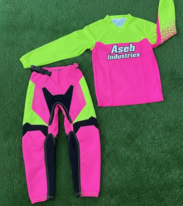 Pantalones y Jersey de Motocross para Carreras de Motos de Cross, Personalizables, Unisex, Combinación MX, Transpirables, de Secado Rápido y Resistentes al Viento - Product Image 1