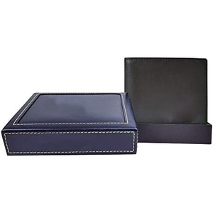 Portefeuilles en cuir pour hommes élégants et haut de gamme, portefeuille en cuir fin et élégant pour hommes, portefeuille en cuir lisse, design - Product Image 2