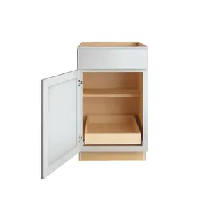 Armario de cocina Modular moderno, mueble para el hogar, bandeja enrollada de fábrica de Vietnam