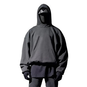 เสื้อฮู้ดดี้ผู้ชายทรงหลวมโอเวอร์ไซส์ ผ้าเทอร์รี่ โพลีเอสเตอร์/คอตตอน สไตล์ใหม่ ปรับแต่งได้ ใส่ได้ทั้งชายและหญิง พิมพ์ลายลำลอง สำหรับฤดูใบไม้ร่วง - Product Image 4