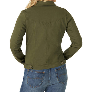 Vêtements décontractés pour femmes Veste en jean d'automne Nouveau style de vestes en jean boutonnées coupe ajustée pour femmes - Product Image 2