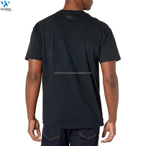 Camiseta extragrande de algodón de calidad de primera clase para hombre, logotipo personalizado, estampado liso, patrón sólido, logotipo personalizable - Product Image 2
