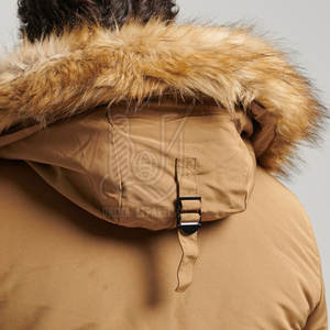 Services OEM, parka d'hiver pour homme à capuche, logo personnalisé de haute qualité, respirant, séchage rapide, nouveau design - Product Image 5