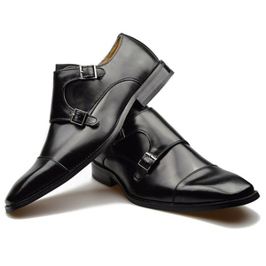 Conjunto de Zapatos de Cuero Negro de Alta Calidad para Hombre con Artesanía y Estilo Premium, Conjunto de Zapatos de Cuero Negro Premium para Hombre - Product Image 5