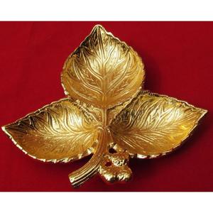 ชามคลัทช์โบลิ่งทรงกลีบกุหลาบเคลือบทองสำหรับใช้ในงานแต่งงานงานอีเวนต์งานเสิร์ฟจานโลหะสำหรับใส่ขนม - Product Image 4