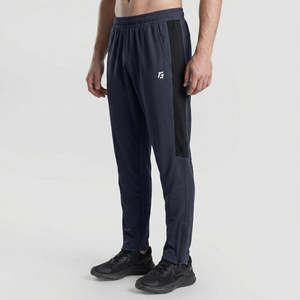 Prime Fit <b>Joggers</b> <b>Navy</b> 100% Cotton Baggy Straight Pattern <b>Man</b> Trousers Customizable Logo Lightweight Regular Fit-Sizes XL to 6XL - Product Image 1