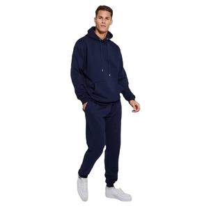 Survêtement pour homme en molleton technique 100% coton, vintage, à capuche, uni, avec logo personnalisé, respirant, de haute qualité, poids du tissu 420g, pour l'hiver - Product Image 1