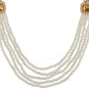 ชุดเครื่องประดับมาลาแบบดั้งเดิมสำหรับผู้หญิง ชุดสร้อยคอ ต่างหู ชุดมาลาประดับลูกปัดทำมือ สามารถสั่งทำได้ - Product Image 4