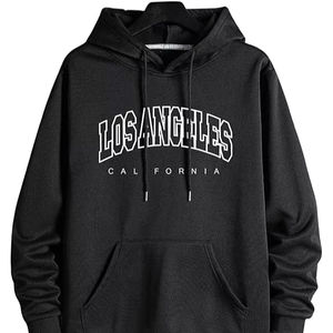 เสื้อมีฮู้ดพิมพ์ลายคริสต์มาสแขนยาวน้ำหนักเบาดีไซน์กระเป๋าผ้าฝ้ายผสมแบบเรียบง่ายสำหรับฤดูหนาว - Product Image 1