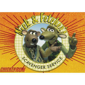 Chicken Run Postcard Made of Durable <b>Paper</b> Material - Product Image 1