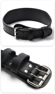 Cinturón de Cuero PU Especializado para Sentadillas para Hombres y Mujeres, Corrector de Postura de 10 mm para Yoga, Levantamiento de Pesas, Fitness, con Logotipo Personalizado - Product Image 5