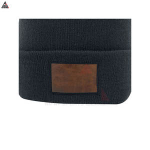 Gorro de Punto Acrílico con Puño Doblado, Gorro Unisex Cálido para Clima Frío y Moda Urbana - Product Image 2