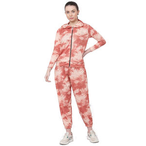 Survêtements Slim Fit de haute qualité pour femmes survêtements de sublimation pour femmes chemise à glissière avec pantalon couleur contrastée - Product Image 1