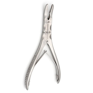 High Grade Stainless Steel <b>Bone</b> Rongeur Curved 180mm Manual <b>Bone</b> Rongeur <b>Surgical</b> <b>Instrument</b> - Product Image 1