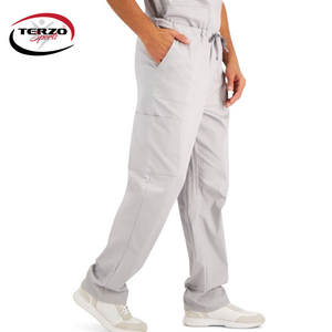 ชุดยูนิเซ็กซ์ผ้าแคนวาสสำหรับพยาบาลแบบขายส่งสั่งทำได้ พร้อมคุณสมบัติแห้งเร็วและระบายอากาศดี กางเกงจ็อกเกอร์พิมพ์ลายสำหรับผู้ชาย - Product Image 4