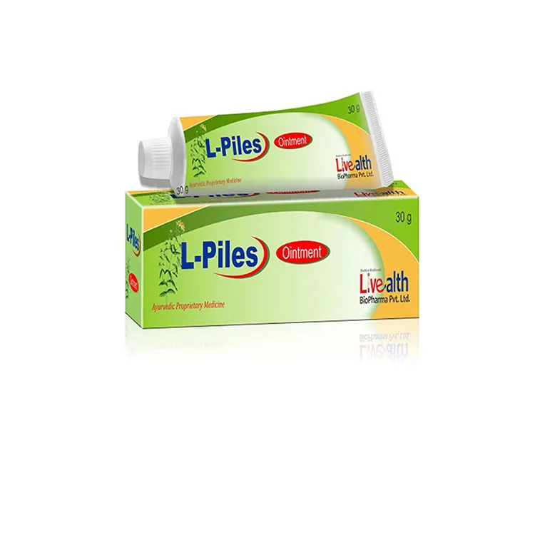 New 2024 High-Quality Organic Herbal Extract L-Piles Ayurvedic Proprietary Ointment Cream Indian Wholesale Supplier