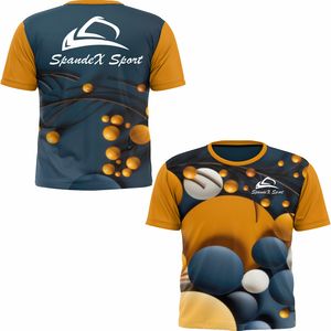 Camiseta de Hombre de Alta Calidad, Sublimación Completa, Tejido Personalizado, Logotipo Personalizado, Manga Corta, Ecológica, Entrega Rápida - Product Image 6