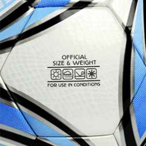 Balón de fútbol con logotipo personalizado, tamaño 5, 32 paneles de cuero PU, resistente al agua, vejiga de butilo duradera, fútbol de partido con unión térmica - Product Image 4