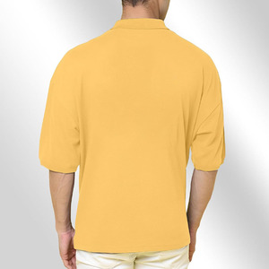 Taille plus pour hommes de qualité supérieure pour polo 100% coton nouveau motif solide à la mode concevez votre propre logo - Product Image 2