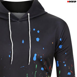 2025 Nueva Sudadera con capucha alta moda pulóver hombres Fitness Hoodie personalizado sublimación Hoodie - Product Image 4