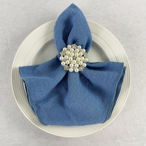 Serviette en lin classique faite à la main serviettes en tissu de fromage brodées personnalisables Option lavable de qualité pour des utilisations sans fin à la maison - Product Image 2