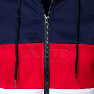 Sweat à capuche en polaire léger pour homme, fermeture éclair, respirant, coupe-vent, conçu pour l'entraînement sportif et les performances - Product Image 6