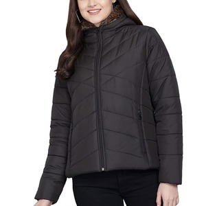 Chaqueta acolchada de último diseño para mujer, chaqueta de invierno con capucha de piel informal con forro de algodón, chaqueta ligera a prueba de viento, 2025 - Product Image 5