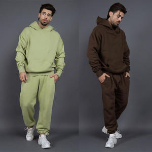 Survêtement pour homme 2 pièces survêtement à capuche ensembles jogging décontracté costumes athlétiques survêtement pour homme ensembles de survêtement pantalon de survêtement à capuche - Product Image 2