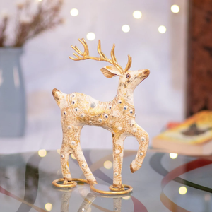 Décor de Noël Design cerf en métal Standard en laiton AK avec finition en Bronze noir pour pièce maîtresse de vaisselle/décor de Noël - Product Image 3