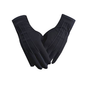 OEM Venta al por mayor Guantes de algodón negro Ceremonia formal Guantes de algodón negro para el oficial de servicio - Product Image 5